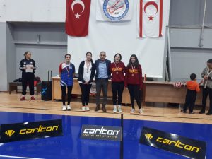 U15 KKTC BADMİNTON ŞAMPİYONASI MİLLİ TK SEÇMESİ YAPILDI.